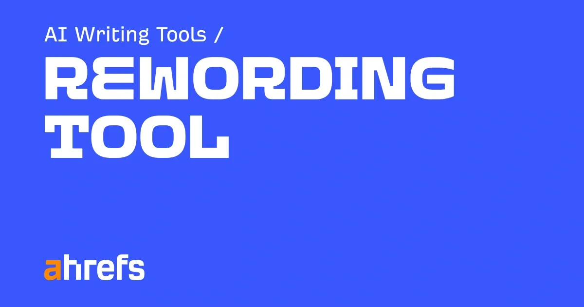 Ahrefs screenshot